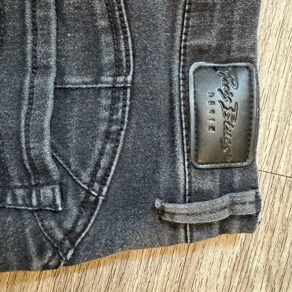 Paris Blues Black Denim Cutoff Shorts | Size 5